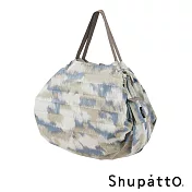 Shupatto燈籠型都會時尚系列秒收環保啪啪包-中 蒼空米