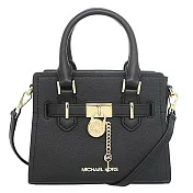 MICHAEL KORS 素面皮革兩用包-黑