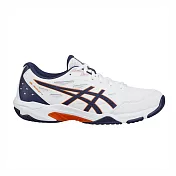 Asics Gel-rocket 11 2E [1073A077-101] 男女 排球鞋 室內運動鞋 寬楦 白 深藍