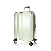 DF travel-璀璨系列PC避震輪TSA海關鎖20吋旅行箱 - 多色可選  菱格白