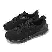 Under Armour 慢跑鞋 Charged Pursuit 4 男鞋 黑 透氣 緩衝 全黑 運動鞋 UA 3028254002 26cm BLACK/BLACK