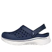Skechers Go Walk 7 Foamies [243283NVW] 男 運動休閒涼鞋 防水 洞洞鞋 深藍