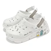 Skechers 洞洞鞋 Max Cushioning Foamies-Purr-Fection 女鞋 米白 厚底水鞋 111658OFWT 24cm OFF WHITE