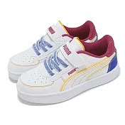 Puma 休閒鞋 Caven 2.0 Starblitz AC+PS 中童 白藍紅 魔鬼氈 小朋友 皮革 復古 40064801
