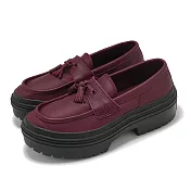 Converse 樂福鞋 Chuck Taylor All Star Lugged Heel 女鞋 酒紅 厚底 休閒鞋 A14708C 23cm RED/BLACK