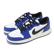 Nike 休閒鞋 Air Jordan 1 Low OG GS Game Royal 大童 女鞋 藍黑 AJ1 CZ0858-140