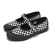 Vans 休閒鞋 Mary Jane 男鞋 女鞋 黑 白 瑪莉珍 棋盤格 經典 VN000CSGCKK