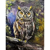 【玲廊滿藝】曾啟文-智慧之眼40x30cm