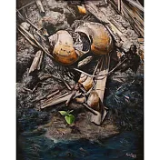 【玲廊滿藝】曾啟文-綠色奇蹟91x116.5cm