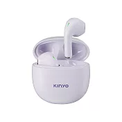 KINYO 半入耳藍牙耳機 BTE-3901 (紫色)