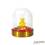 J’code真愛密碼金飾 九尾狐硬金擺件