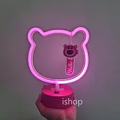 迪士尼 草莓熊 造型LED小夜燈 熊抱哥 Lotso