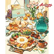 ArtLife藝術生活【DT079】完美早餐_DIY 數字 油畫 彩繪