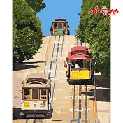 ArtLife藝術生活【DT177】舊金山街頭_DIY 數字 油畫 彩繪