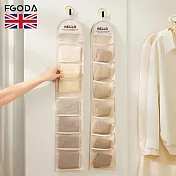 【英國FGODA】7格分隔式內褲/襪子收納掛袋-3入