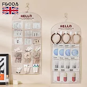 【英國FGODA】21格分隔式內褲/襪子收納掛袋-3入