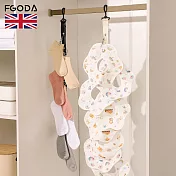 【英國FGODA】垂直式可旋轉帽子收納掛勾- 奶油白