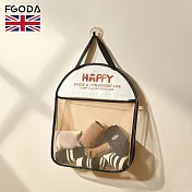 【英國FGODA】單層手提式多用途衣物/玩具收納掛袋-3入