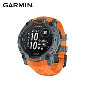 GARMIN INSTINCT 3 Solar 本我系列 太陽能GPS腕錶 50mm  炭火橘