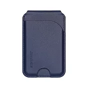 DUX DUCIS Neva MagSafe 磁吸卡包 磁吸支架 皮革卡包 RFID 阻擋 避免盜刷 -藍色