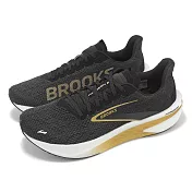 Brooks 競速跑鞋 Hyperion 2 女鞋 黑 金 氮氣中底 輕量 短距離 編織 運動鞋 1204211B098