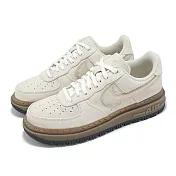 Nike 休閒鞋 Air Force 1 Luxe 男鞋 沙色 膠底 拼接 麂皮 AF1 HV2531-100