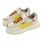 adidas x 迪士尼 童鞋 Retropy F2 CF EL C 中童 米白 奇奇蒂蒂 小朋友 魔鬼氈 愛迪達 IH3501