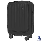 【USSARO】20吋高雅皇室系列前開式登機箱/旅行箱/行李箱(火山灰) 20吋 火山灰