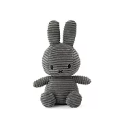 BON TON TOYS Miffy米菲兔ECO燈芯絨填充玩偶-23cm (灰)