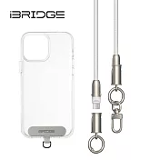iBRIDGE 編織掛繩急速充電線-140cm 銀