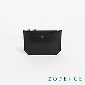 ZODENCE CRAFTSLIM進口真皮超薄零錢包  黑