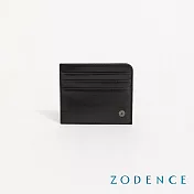 ZODENCE CRAFTSLIM進口真皮超薄卡片夾 黑