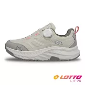 【LOTTO 義大利】女 寬楦 CTR W1 靜態防水戶外健行鞋- 23cm 燕麥色