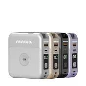 Papago 第三代10000 mAh功能無線充行動電源BS-WL720 奶茶