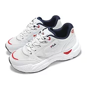 Fila 休閒鞋 Cupid 女鞋 白 紅 情人節 緩衝 拼接 老爹鞋 斐樂 5C305Z113 24cm WHITE/NAVY