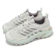 Merrell 戶外鞋 Moab Speed 2 女鞋 米白 紫 綠 緩衝 黃金大底 抓地 健行 登山鞋 ML038520