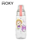 【WOKY X 三麗鷗】OPEN! x 酷洛米聯名ECOZEN 透明瓶600ml 全透