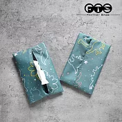 《梵緹希》輕薄防水傘布 面紙包/小物包(2入)_ 星空恐龍