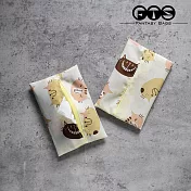 《梵緹希》輕薄防水傘布 面紙包/小物包(2入)_ 微笑貓咪