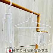 【2入組】日本製可攜式折疊衣架