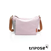 tripose 漫遊系列垂墜感斜背包-小  手毬紫