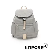 tripose MEMENTO油蠟尼龍防潑水後背包-小  灰