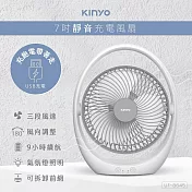 KINYO USB靜音充電風扇 UF-8645