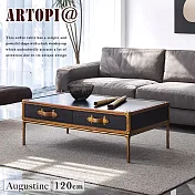 【ARTOPI】Augustine奧古斯丁復古木紋大茶几