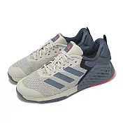adidas 訓練鞋 Dropset 3 Trainer 男鞋 灰 健身 支撐 運動鞋 愛迪達 JI3901 23cm GREY/RED