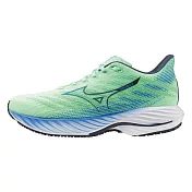 Mizuno Wave Rider 28 [J1GC240354] 男 慢跑鞋 彈力 支撐 緩震 綠 藍
