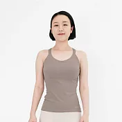 【Mukasa】LISSOM XY座標背心上衣 - MUK-24004 S 可可色