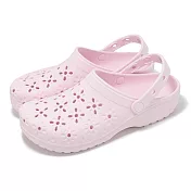Crocs 洞洞鞋 Classic Floral Cut Out 男鞋 女鞋 粉 花蕊克駱格 休閒鞋 卡駱馳 2109276ZW