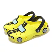 Crocs 洞洞鞋 Classic Iam Race Car K 中童 黃黑 賽車克駱格 小朋友 休閒鞋 21116877J