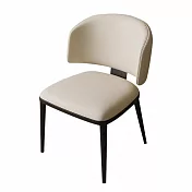 IDEA-簡美幾何皮革包覆休閒椅/餐椅